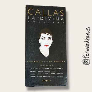 Maria Callas – La Divina Complete Box Set – 4 CDs + Interview + Booklet + Prints